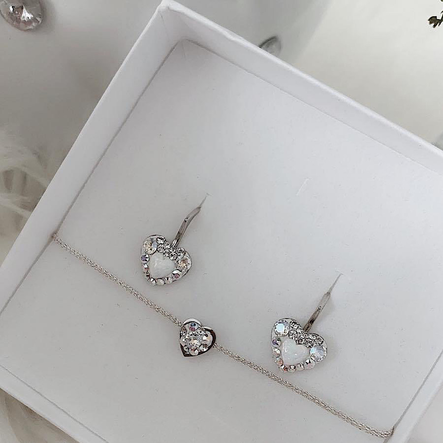 Náušnice s krystaly Swarovski
