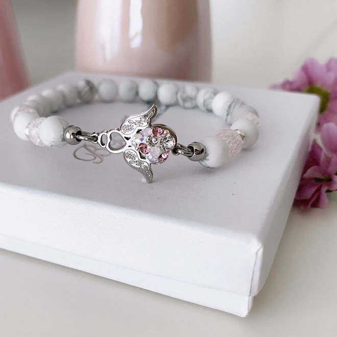 bbjewelry_mineralni_naramek_ocelovy_andilek_andel_swarovski